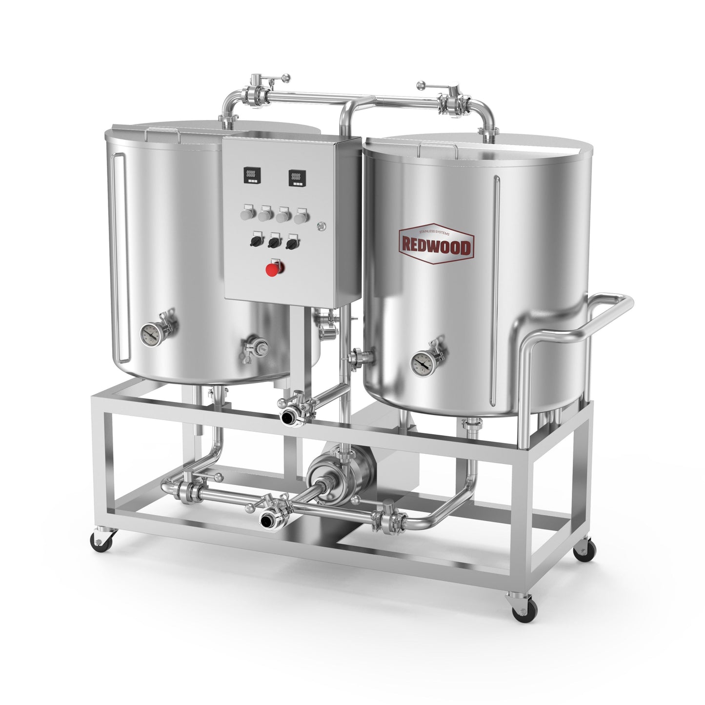 150L Electric Heating Portable CIP Trolley – Dual-Tank Cleaning System