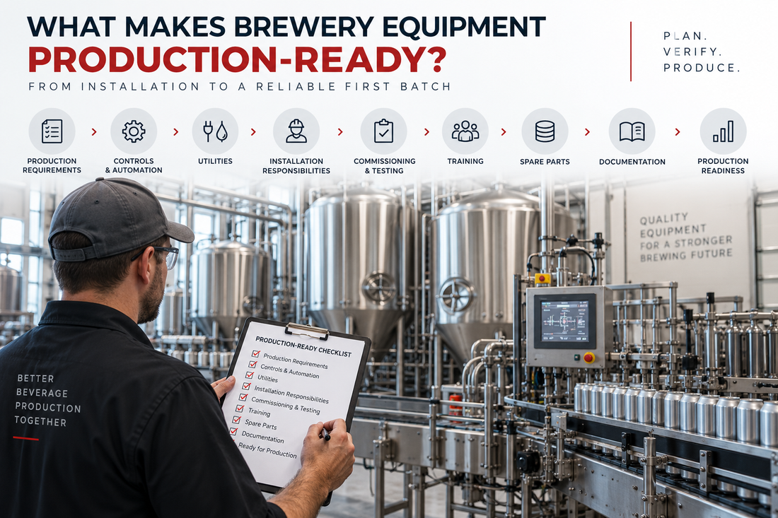 What Makes Brewery Equipment Production-Ready?