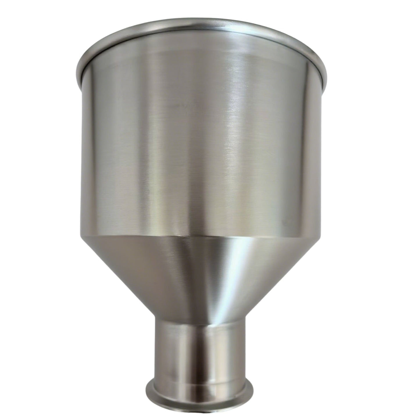 15L Stainless Steel Hop Funnel - 4" TC Outlet for Brewing Equipment