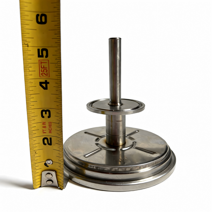 50.5mm Tri-Clamp Thermometer | 304 Stainless Steel | 70mm Probe
