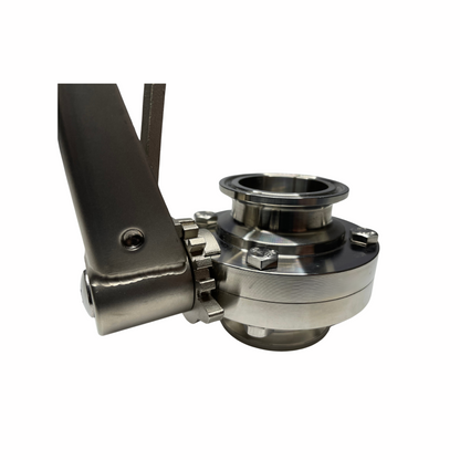 1’’ Tri-Clamp Butterfly Valve | 304 Stainless Steel | Leak-Proof & Precise Control